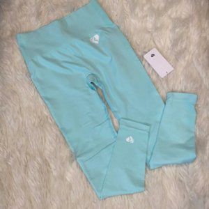 Womens Best Power Seamless Leggings - Aqua